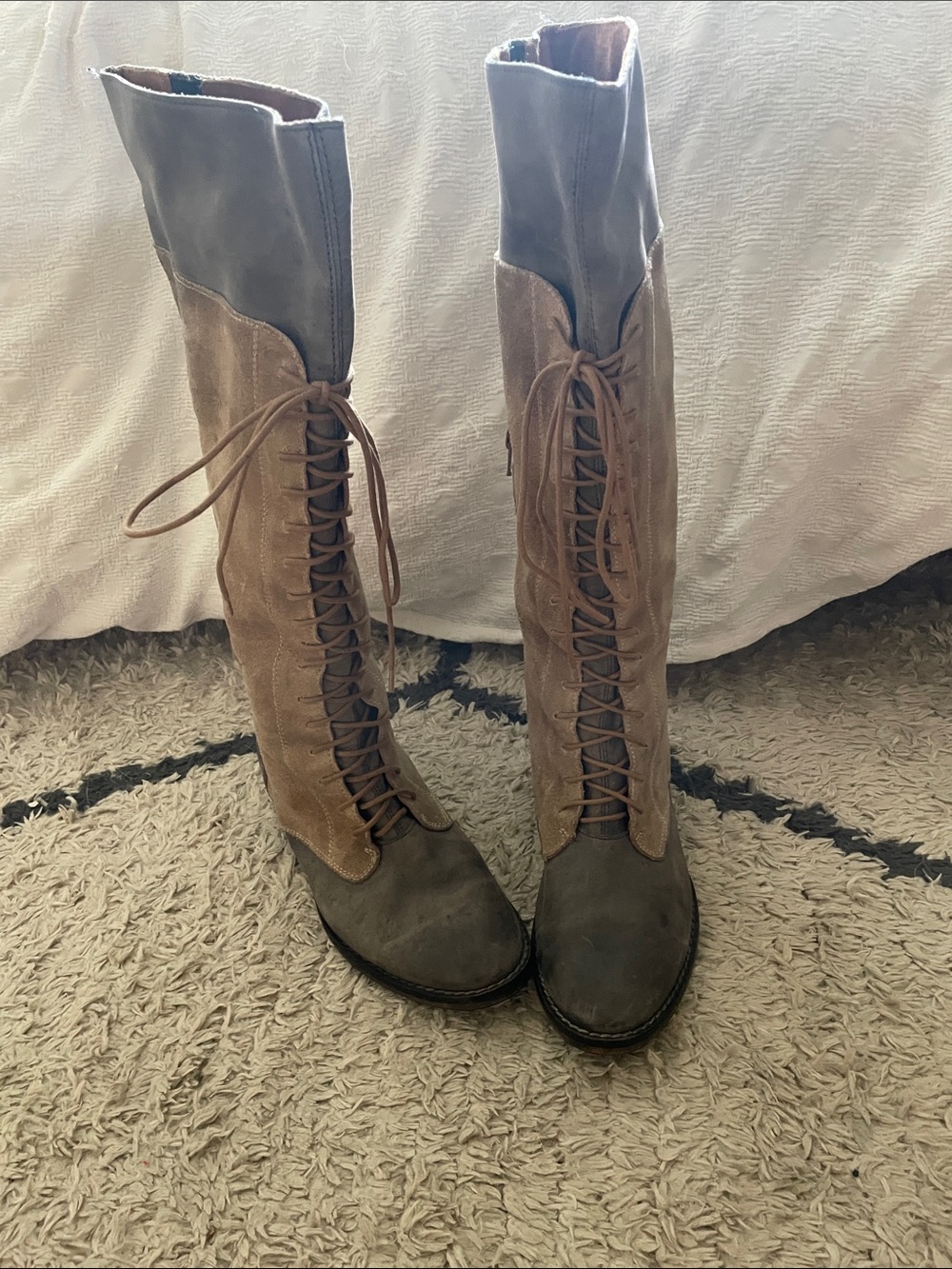 Sixtyseven Anthropologie lace up leather boots